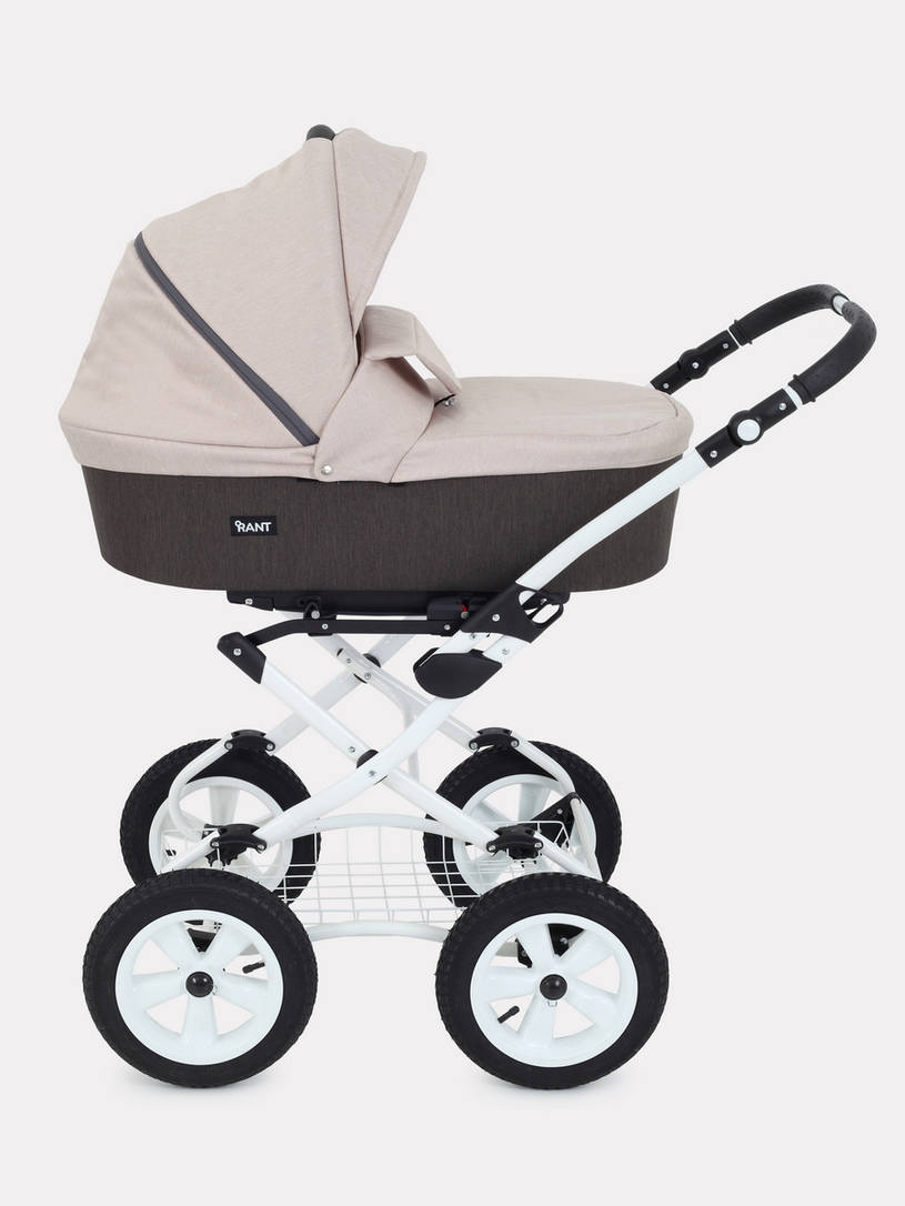 Коляска 2 в 1 Rant Dream Classic 05 коричневый-бежевый