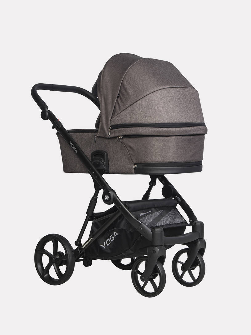 Коляска 2 в 1 Riko Basic YOGA, 02 КОРИЧНЕВЫЙ