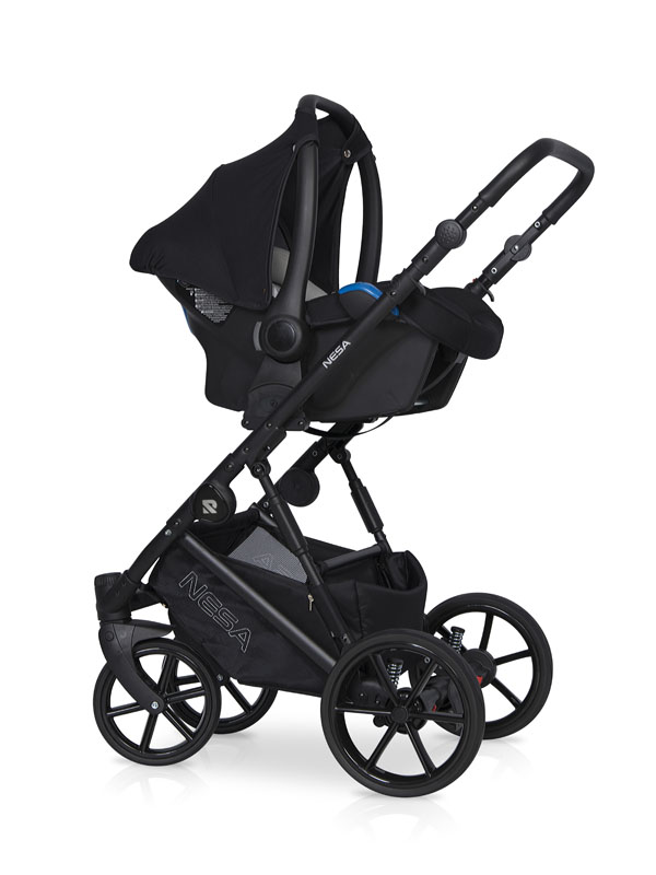 Коляска 3 в 1 Riko Nesa 05 темно-серый