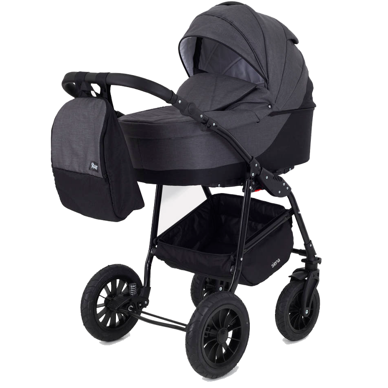 Коляска Rant Siena 2024 01 графит-серый