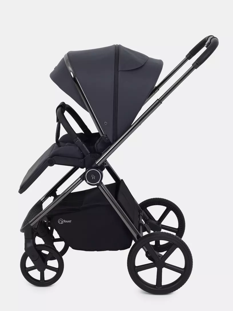 Коляска 2 в 1 Rant Teo Black Chrome Graphite