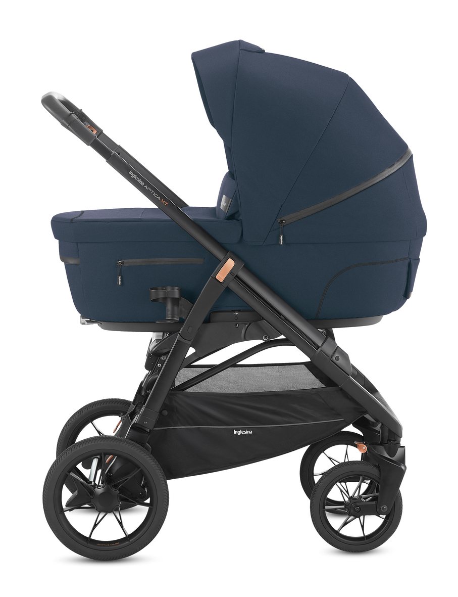 Коляска 3 в 1 Inglesina Aptica XT с подставкой под люльку Stand Up, Polar Blue