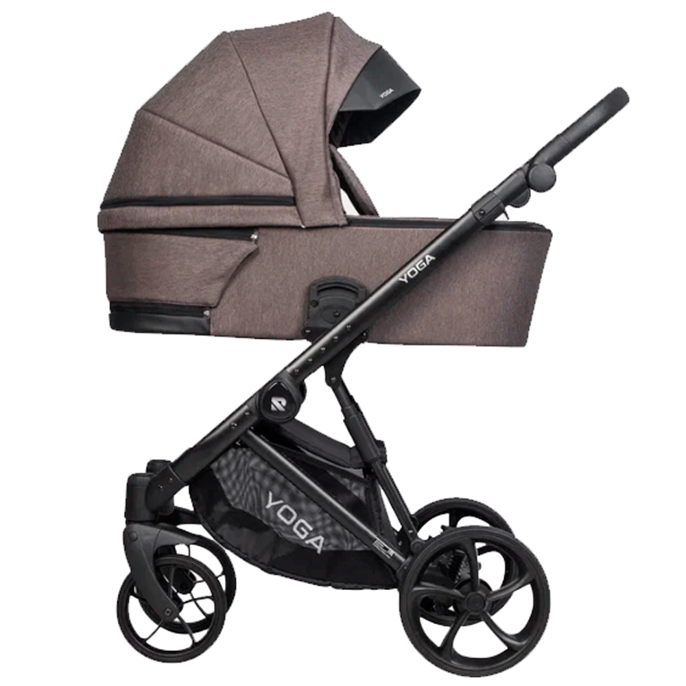Коляска 2 в 1 Riko Basic YOGA, 02 КОРИЧНЕВЫЙ