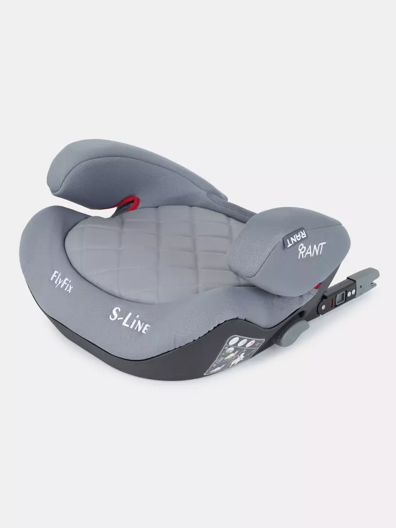 Автокресло Rant Flyfix группа 2-3 (15-36 кг), цвет: серый