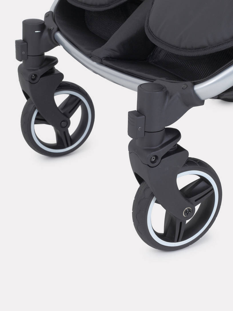 Коляска для близнецов MOWBABY Tandem MB170 Black