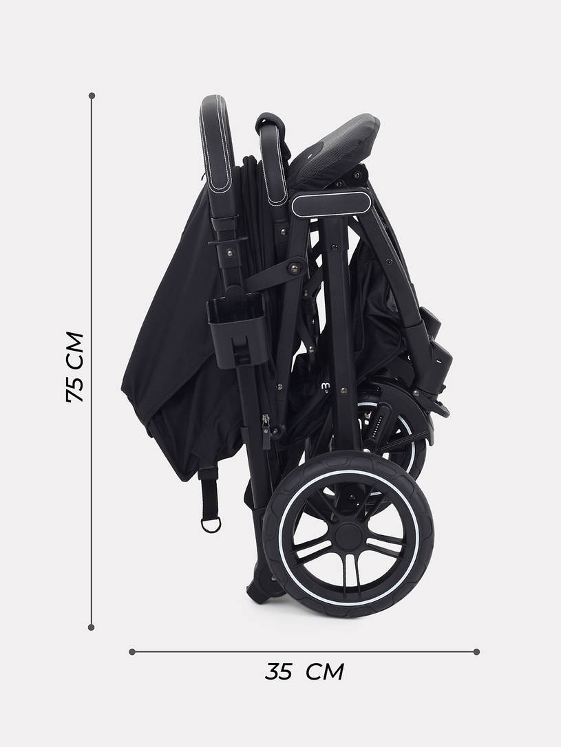 Коляска прогулочная Mowbaby Turbo 2.0 2025 Black