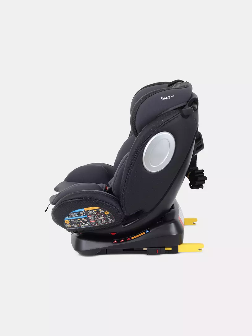 Автокресло Rant Basic Twist Pro Isofix 0/1/2/3 (0-36 кг) Grey