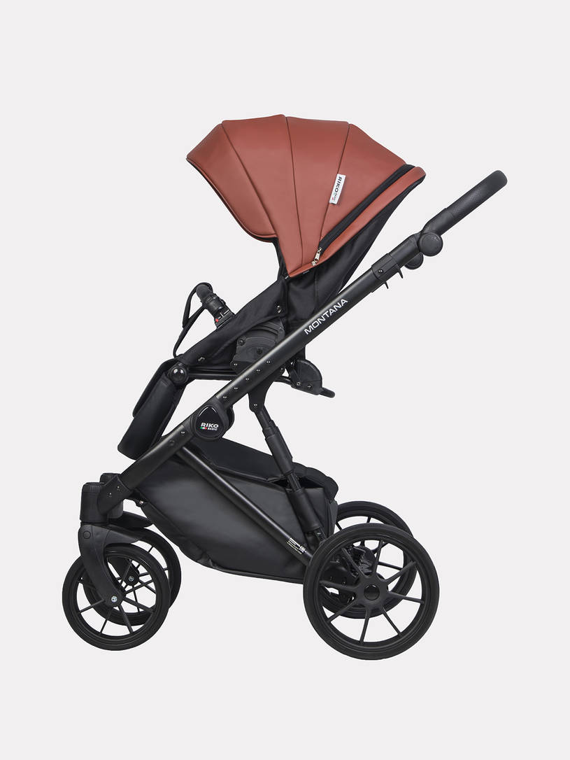 Коляска 2 в 1 Riko Basic Montana Ecco 17, Maroon
