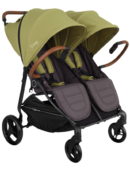 Коляска прогулочная для двойни Rant Twinny RA151 Olive. Цвет: Зеленый
