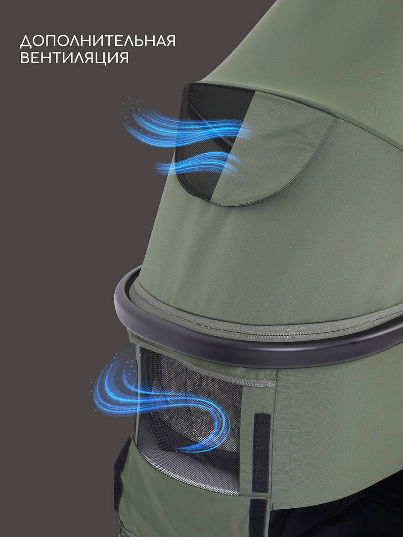 Коляска 2 в 1 Rant Basic Wave Green