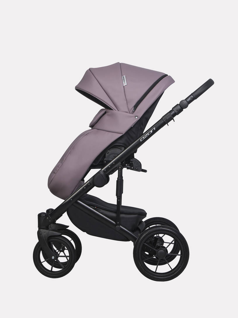 Коляска 3 в 1 Riko Basic Ozon Pastel 02, Фиолетовый