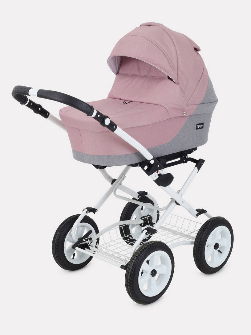 Коляска 2 в 1 Rant Siena Classic 07 серый-розовый
