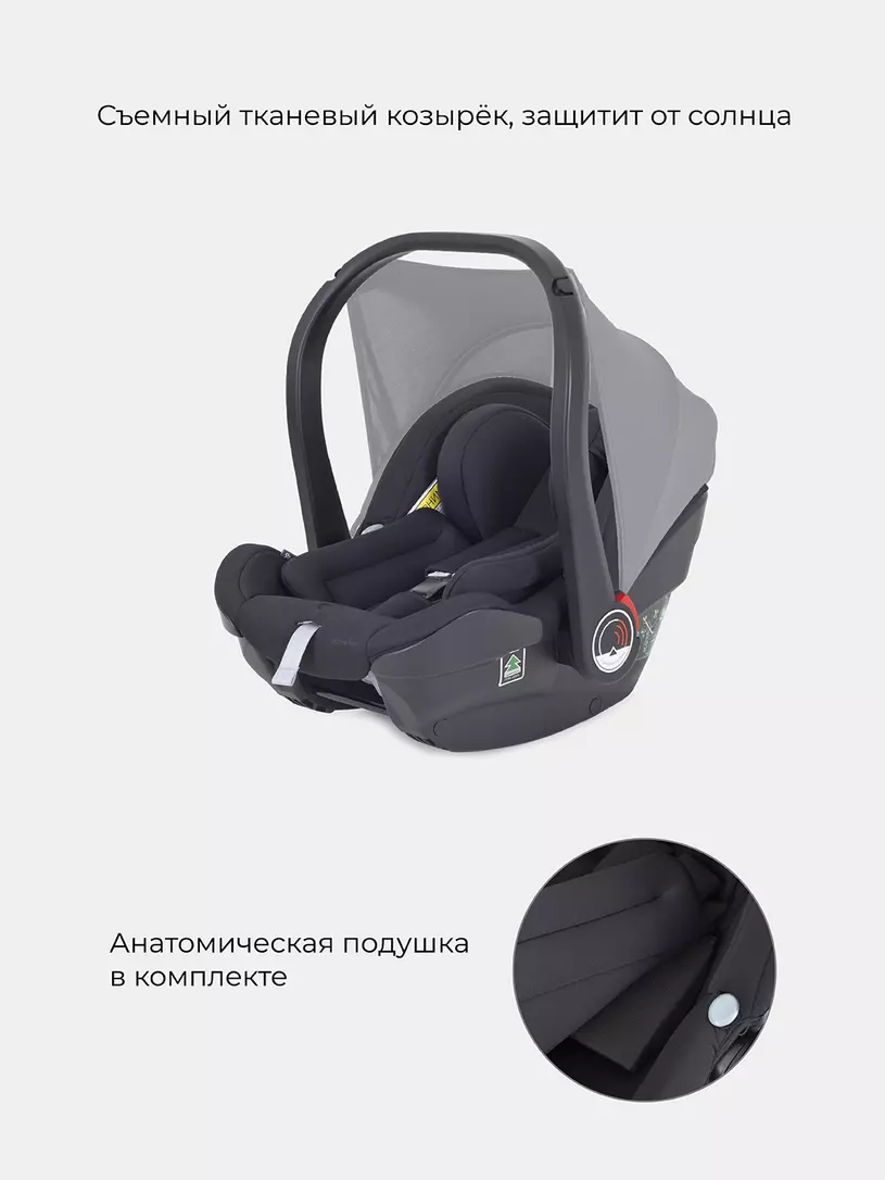 Автокресло Rant Carry Active Line 0+ (0-13 кг) Black