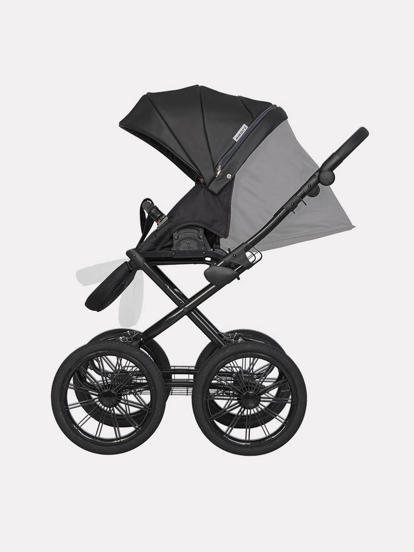 Коляска 2 в 1 Riko Basic Aicon Ecco Prestige 01 черный