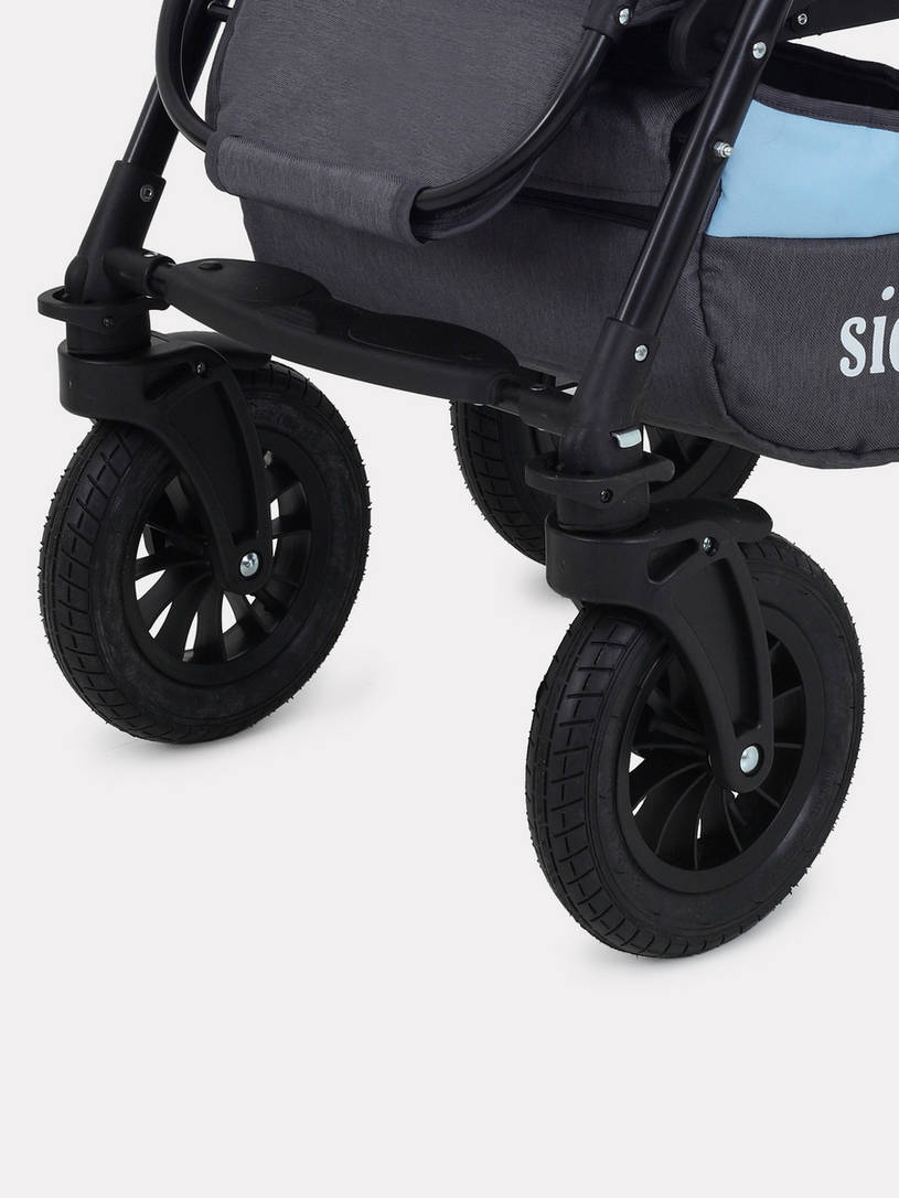 Коляска 3 в 1 Rant Siena 12 серый-голубой