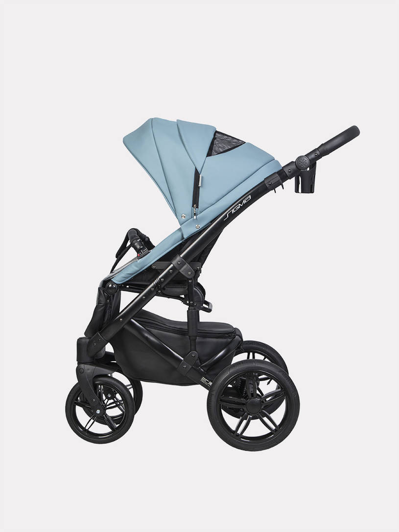Коляска 2 в 1 Riko Sigma Pro Сrystal blue