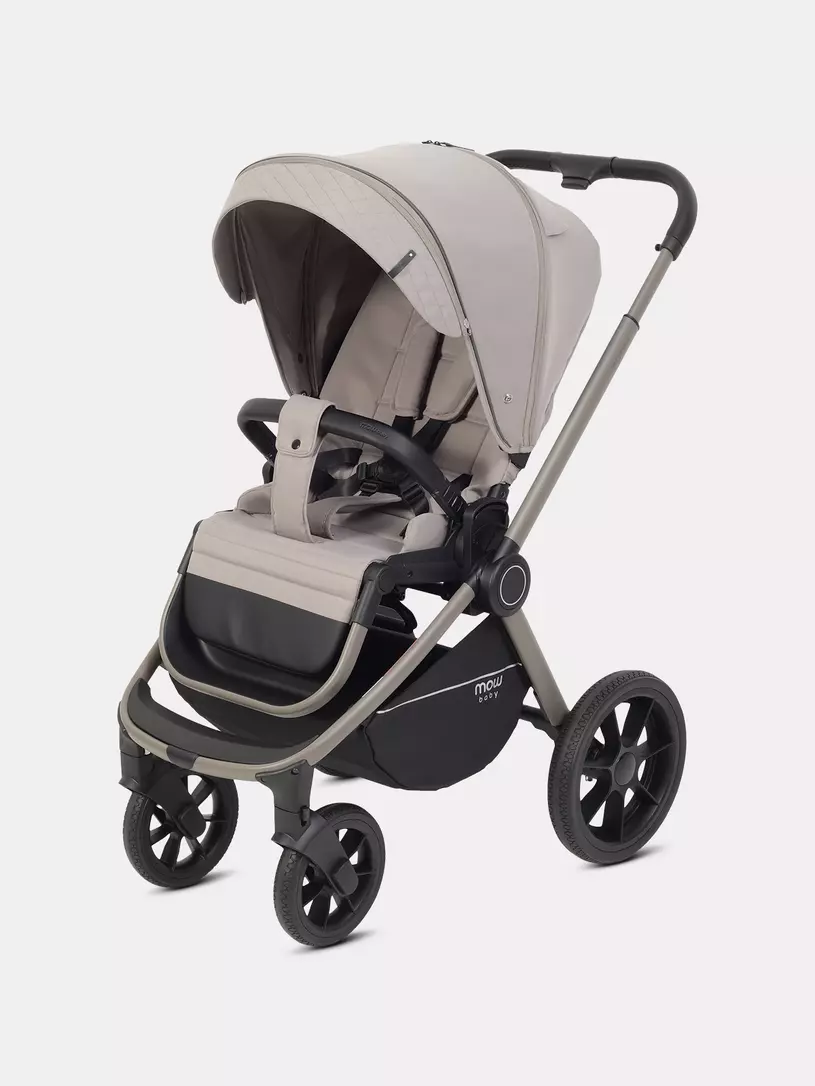 Коляска 3 в 1 Mowbaby Zoom PU Milky