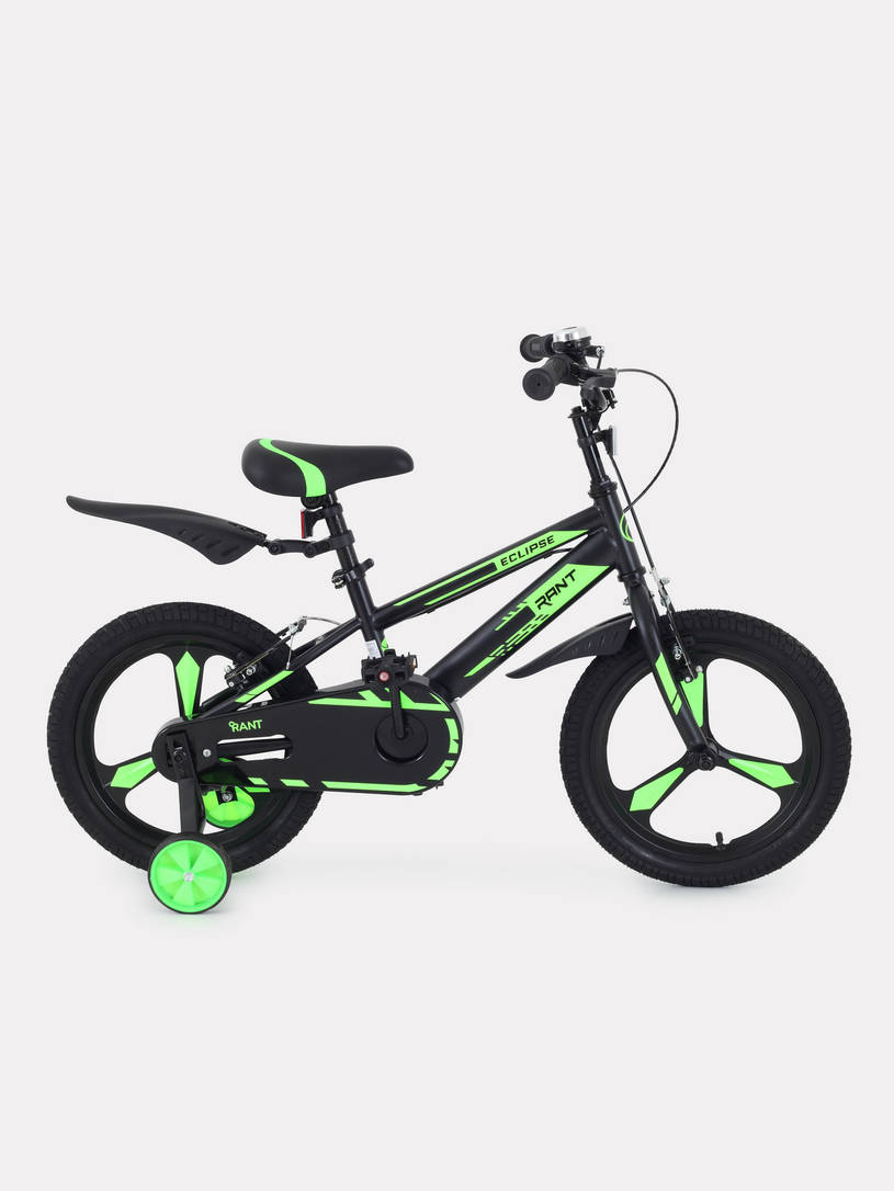 Велосипед 2-х колесный Rant Eclipse 16 черно-зеленый