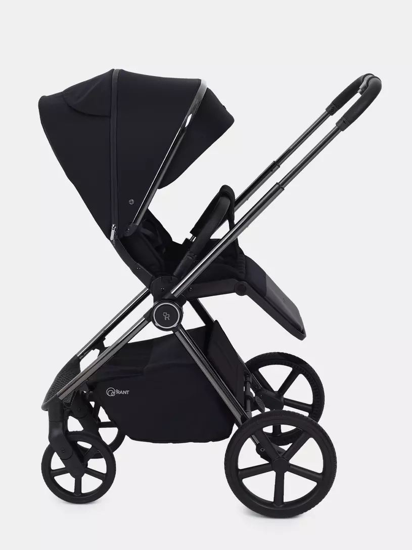 Коляска 2 в 1 Rant Teo Black Chrome Black
