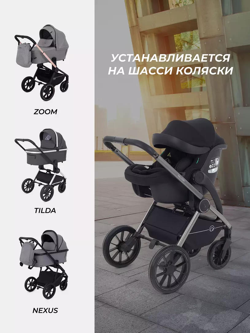 Автокресло Rant Carry 2.0 (40-87 см) Black