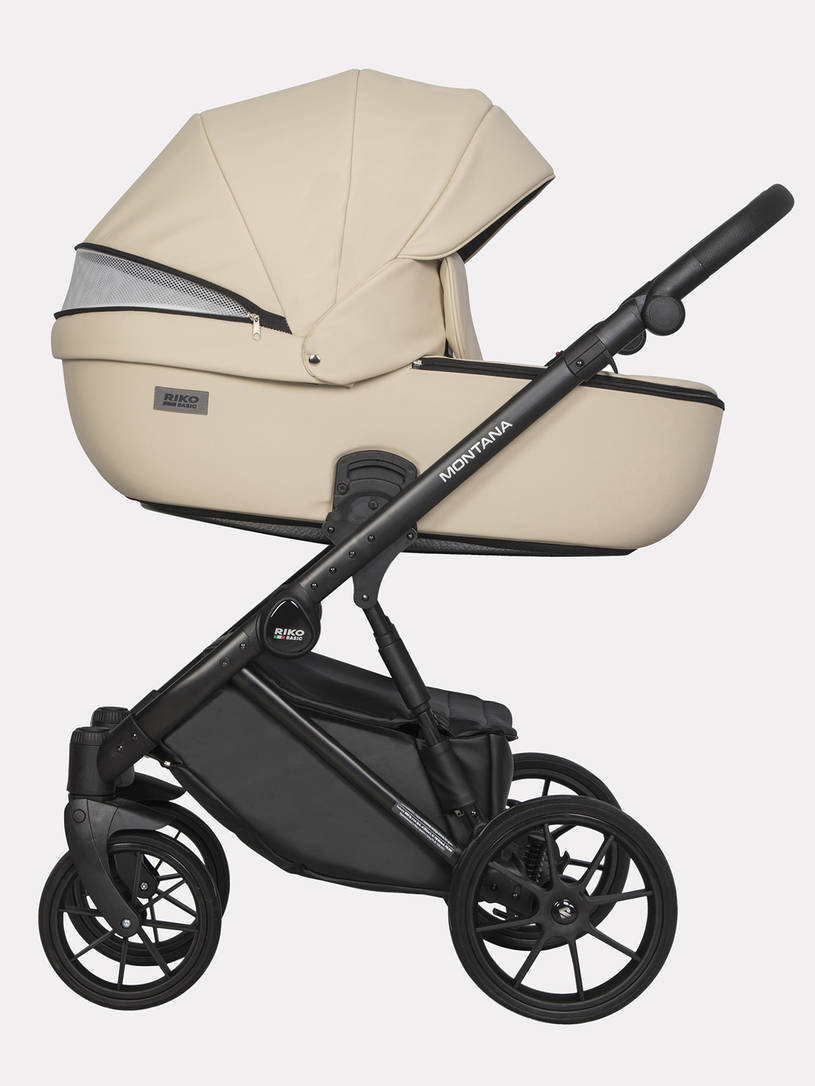 Коляска 2 в 1 Riko Basic Montana Ecco 15 ivory beige