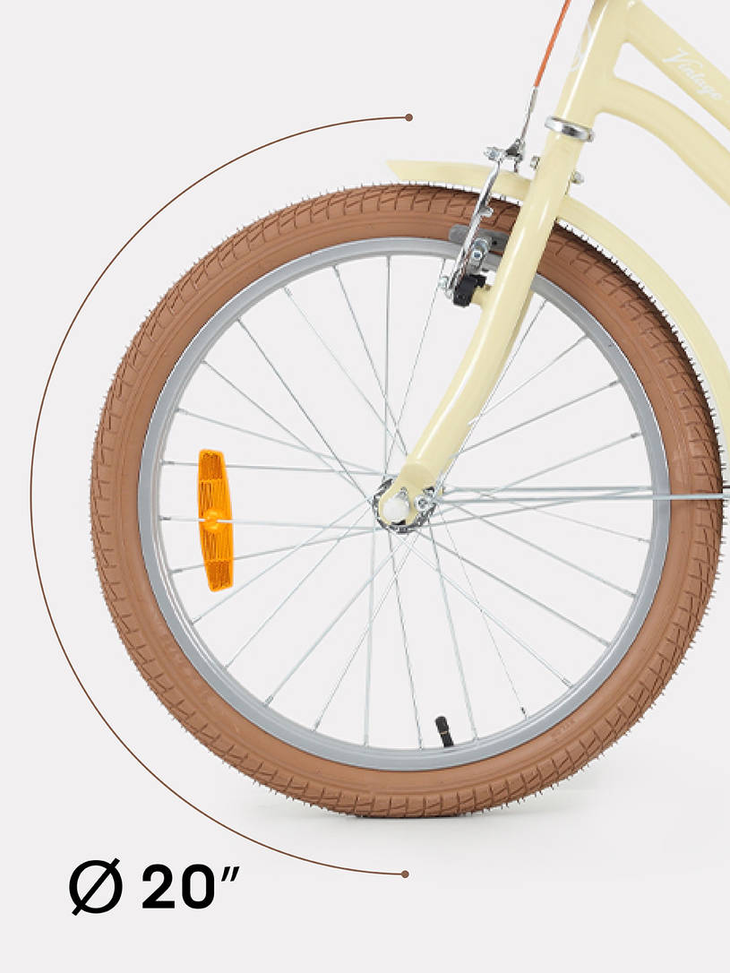 Велосипед 2-х колесный Rant Vintage 20 бежевый