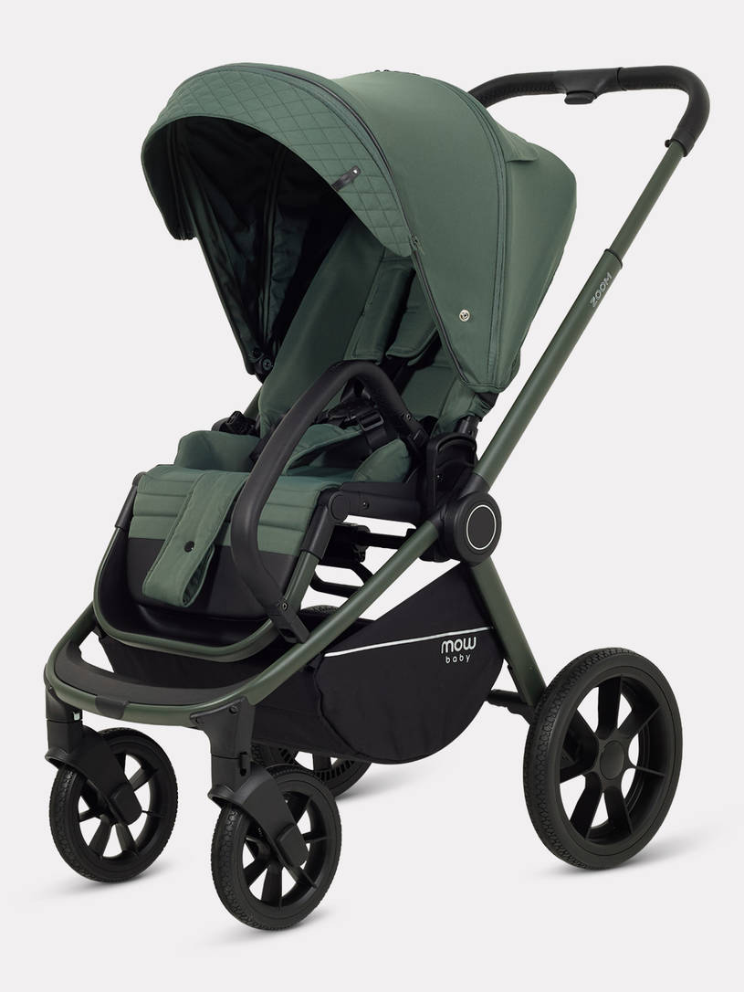 Коляска 3 в 1 Mowbaby Zoom PU Forest green
