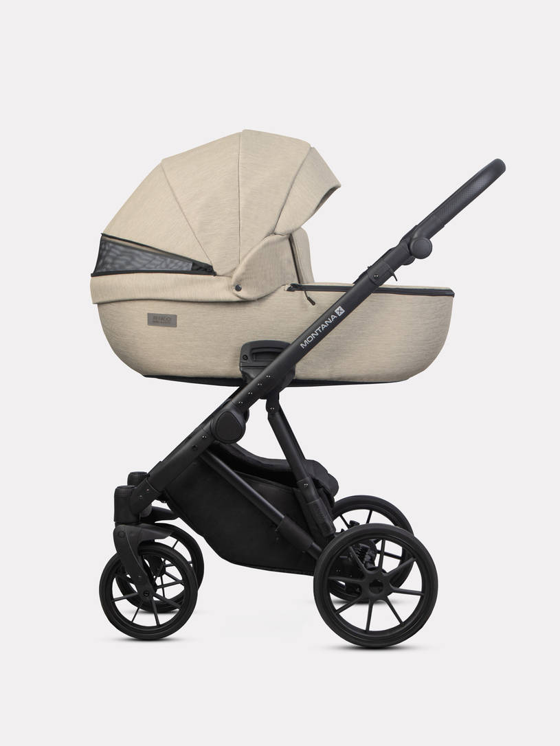 Коляска 3 в 1 Riko Basic Montana X 02 бежевый