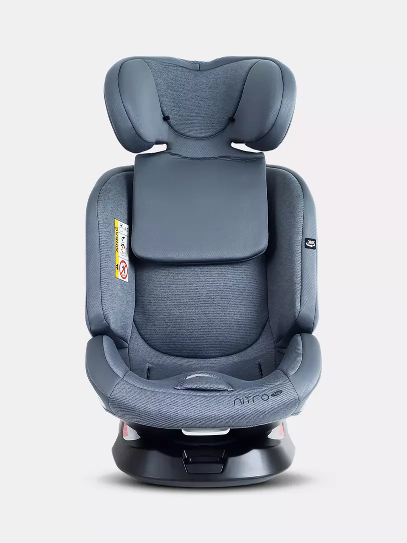Автокресло Rant Nitro new isofix группа 0/1/2/3 (0-36 кг) Grey