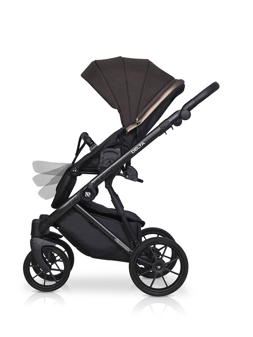 Коляска 2 в 1 RIKO BASIC DELTA 04 Chocolate