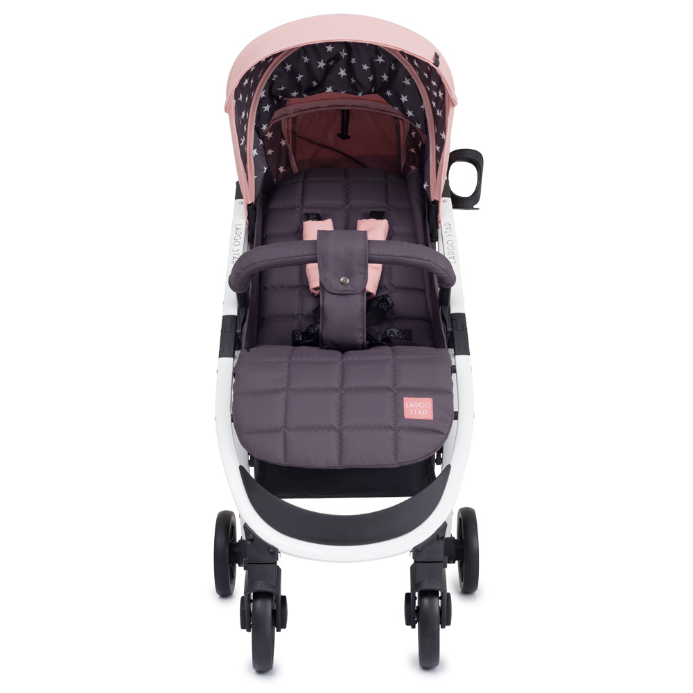 Коляска прогулочная Rant Largo Star Cloud Pink. Цвет: Розовый