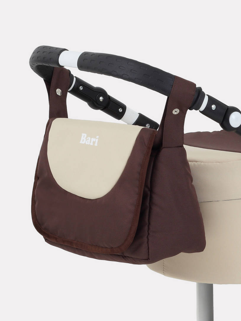 Коляска 2 в 1 Bart-Plast Bari 04 коричнево-бежевый