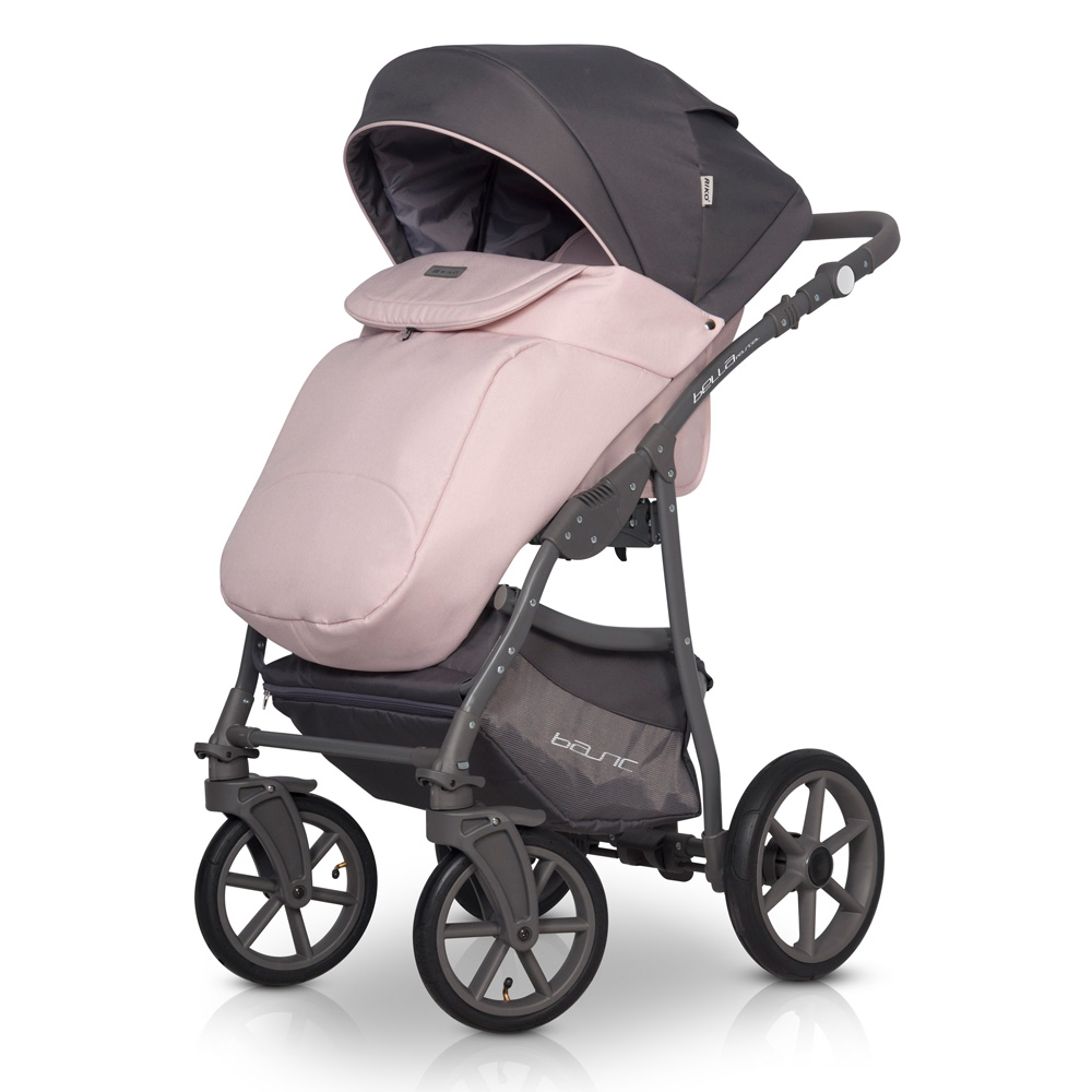 Коляска 3 в 1 Riko Basic Bella Pastel 03 розовый