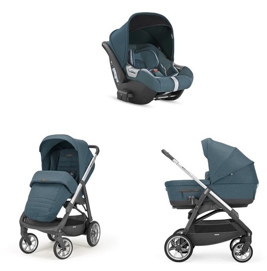 Коляска 3 в 1 Inglesina Aptica с подставкой под люльку Stand Up, Vancouver Blue