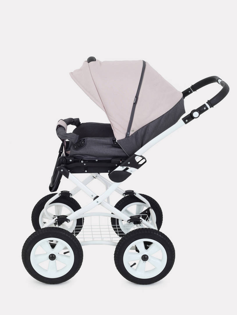 Коляска 2 в 1 Rant Dream Classic 03 серый-розовый