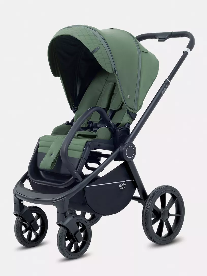 Коляска 3 в 1 Mowbaby Zoom PU Olive