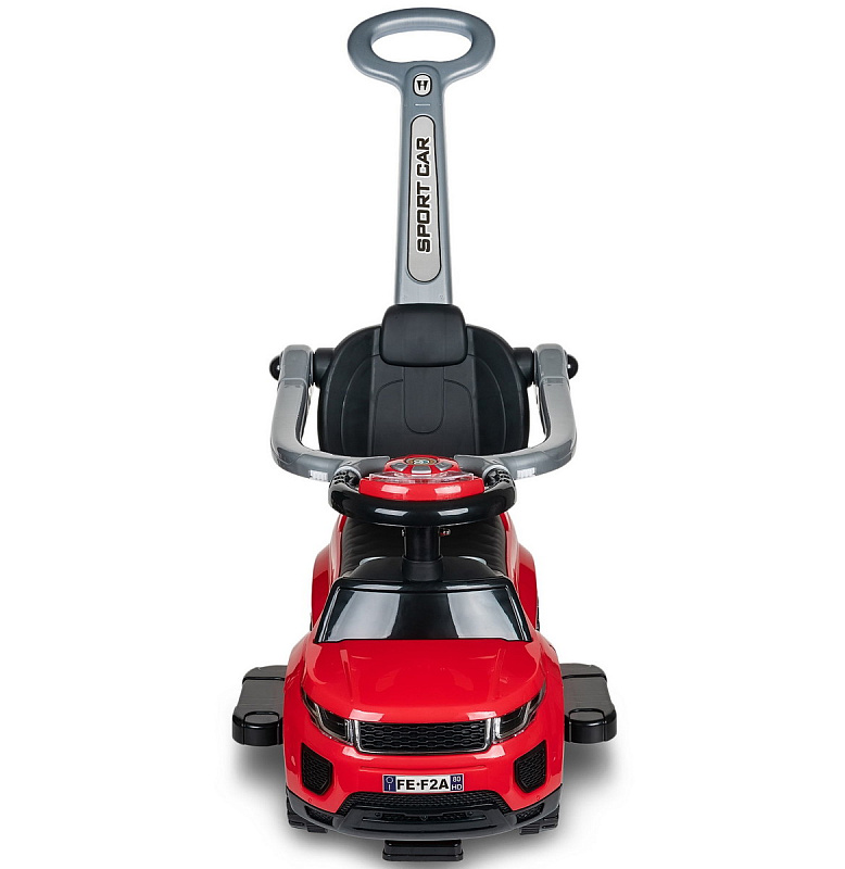 Каталка с ручкой Sevillababy Sport Car 3 в 1 614W красный