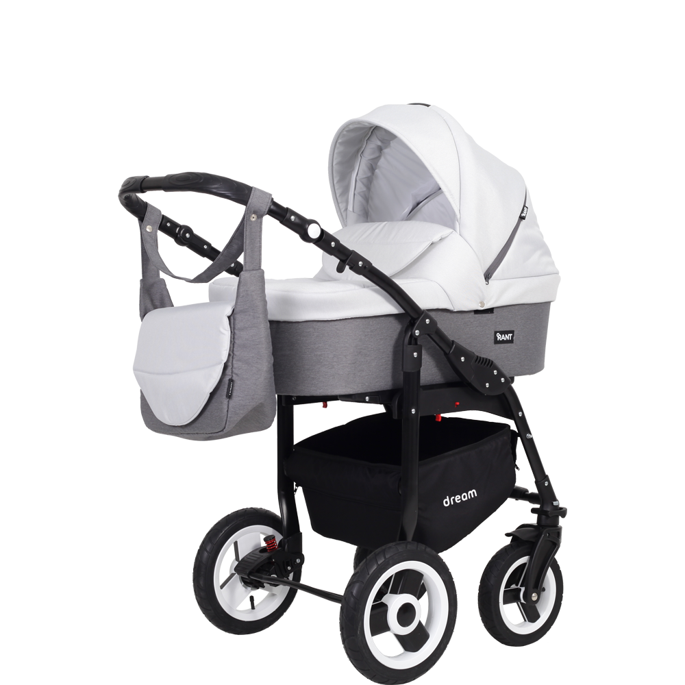 Коляска 3 в 1 Rant Dream 01 темно-серый
