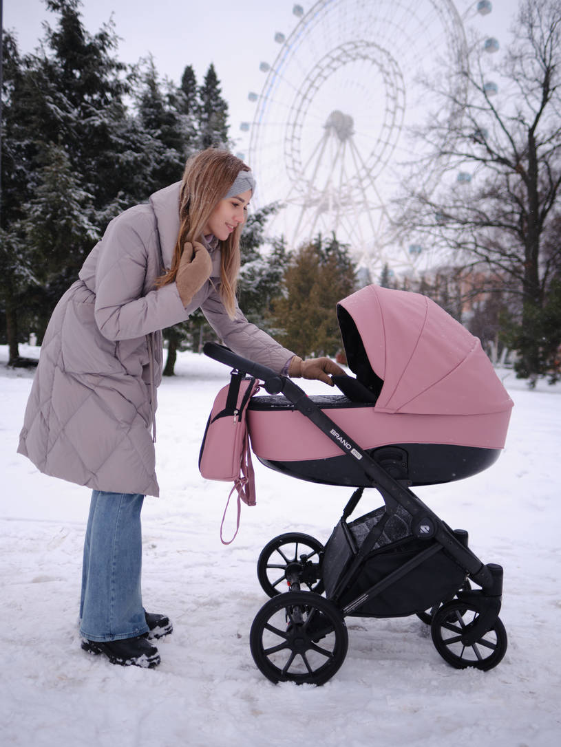 Коляска 2 в 1 Riko Brano Pro Energy pink