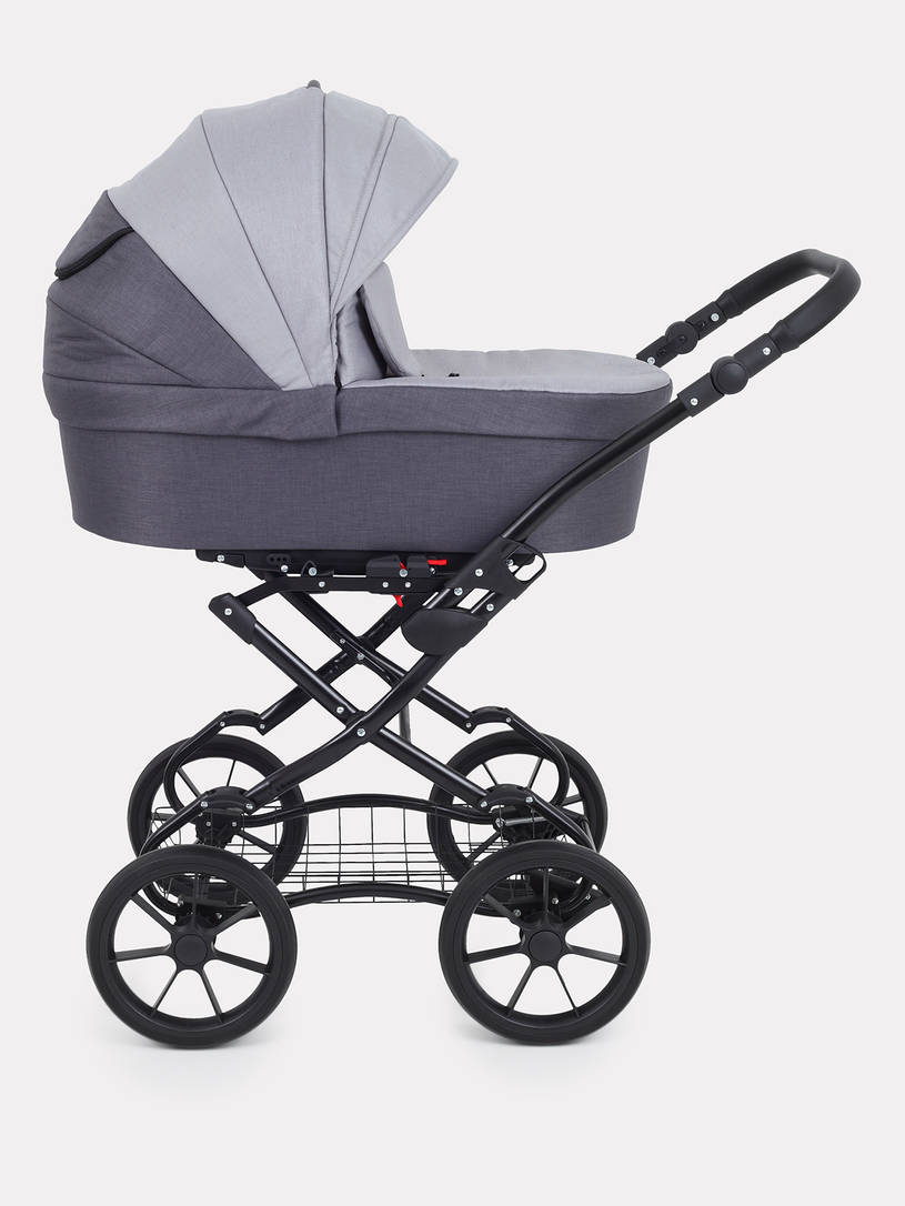 Коляска 2 в 1 Rant Dream Classic 2024 02 темно-серый - светло-серый