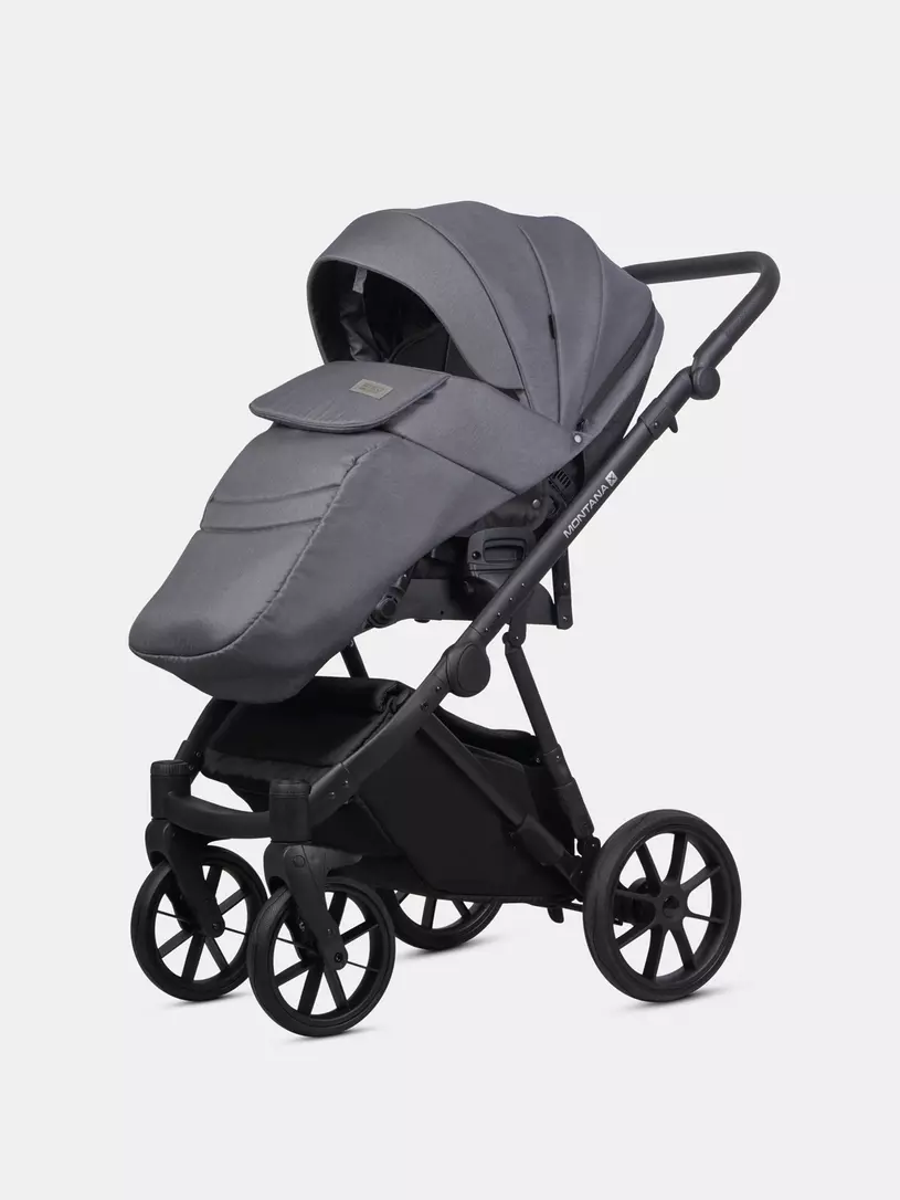 Коляска 2 в 1 Riko Basic Montana X 04 графит