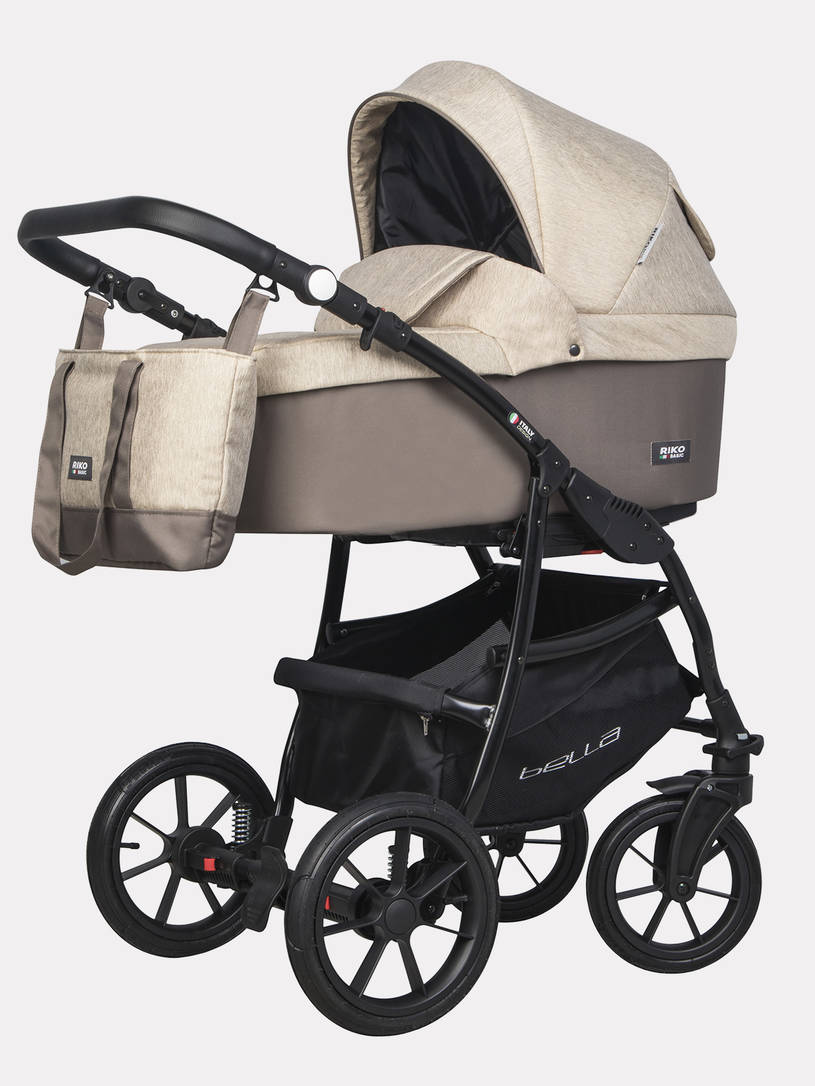 Коляска 2 в 1 Riko Basic Bella 06 бежевый