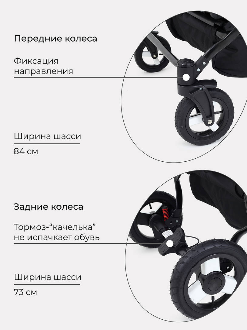 Коляска для двойни 2 в 1 Rant Dream Duo 08 серый-темно-зеленый