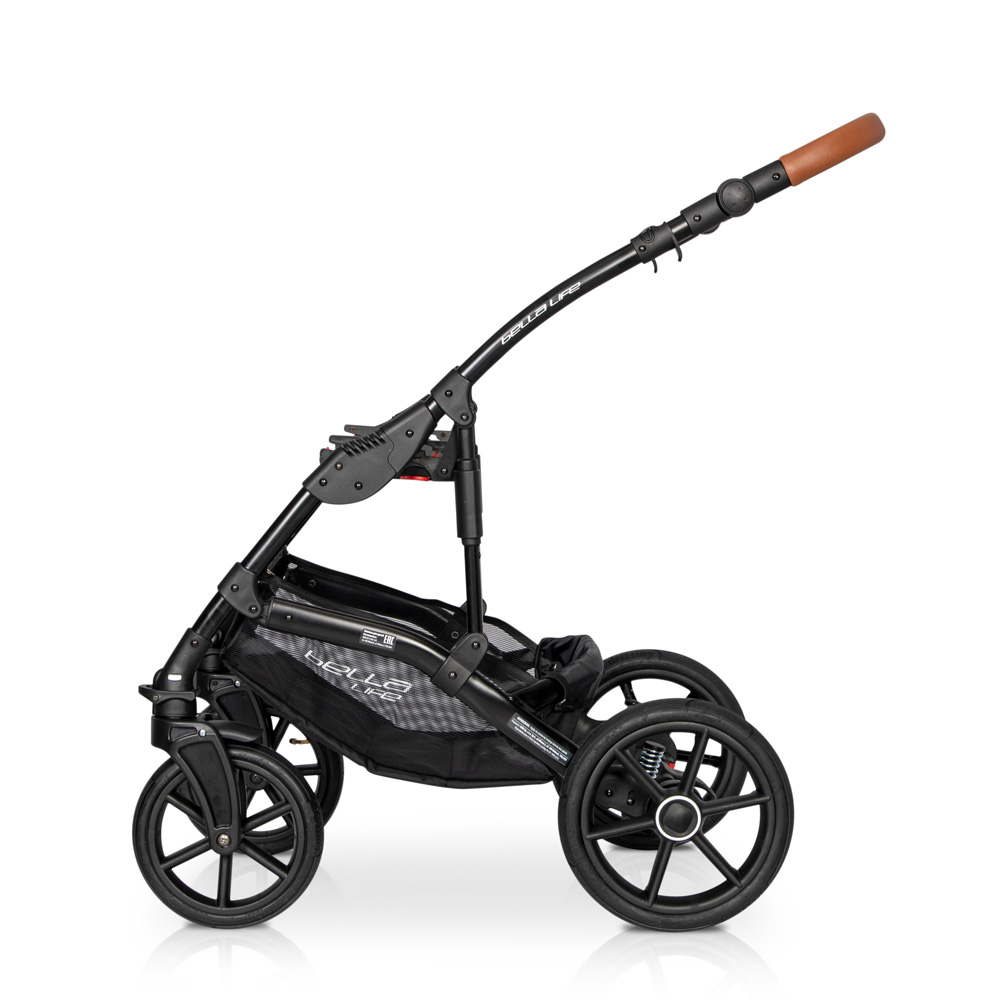 Коляска 3 в 1 Riko Basic Bella Life 01 Grey Fox серый