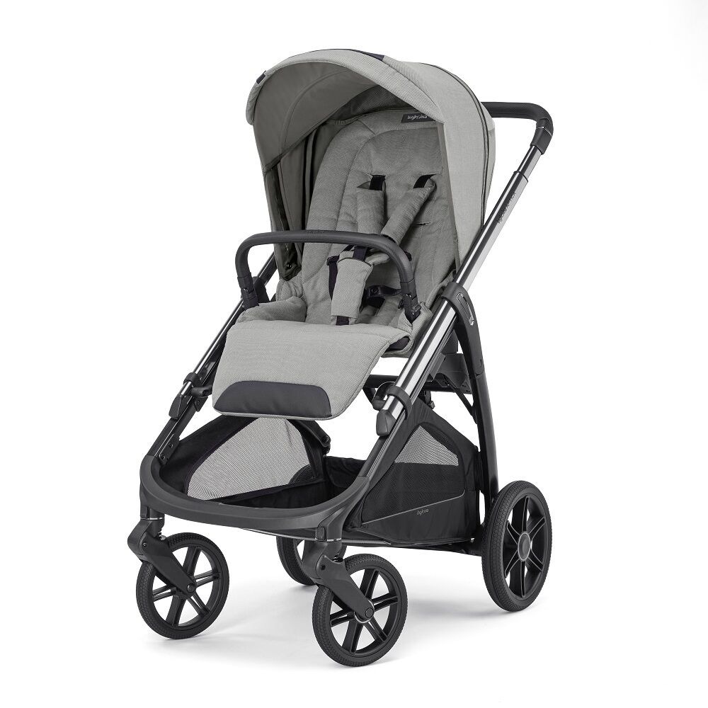 Коляска 2 в 1 Inglesina Aptica New с подставкой под люльку Stand Up, Satin Grey