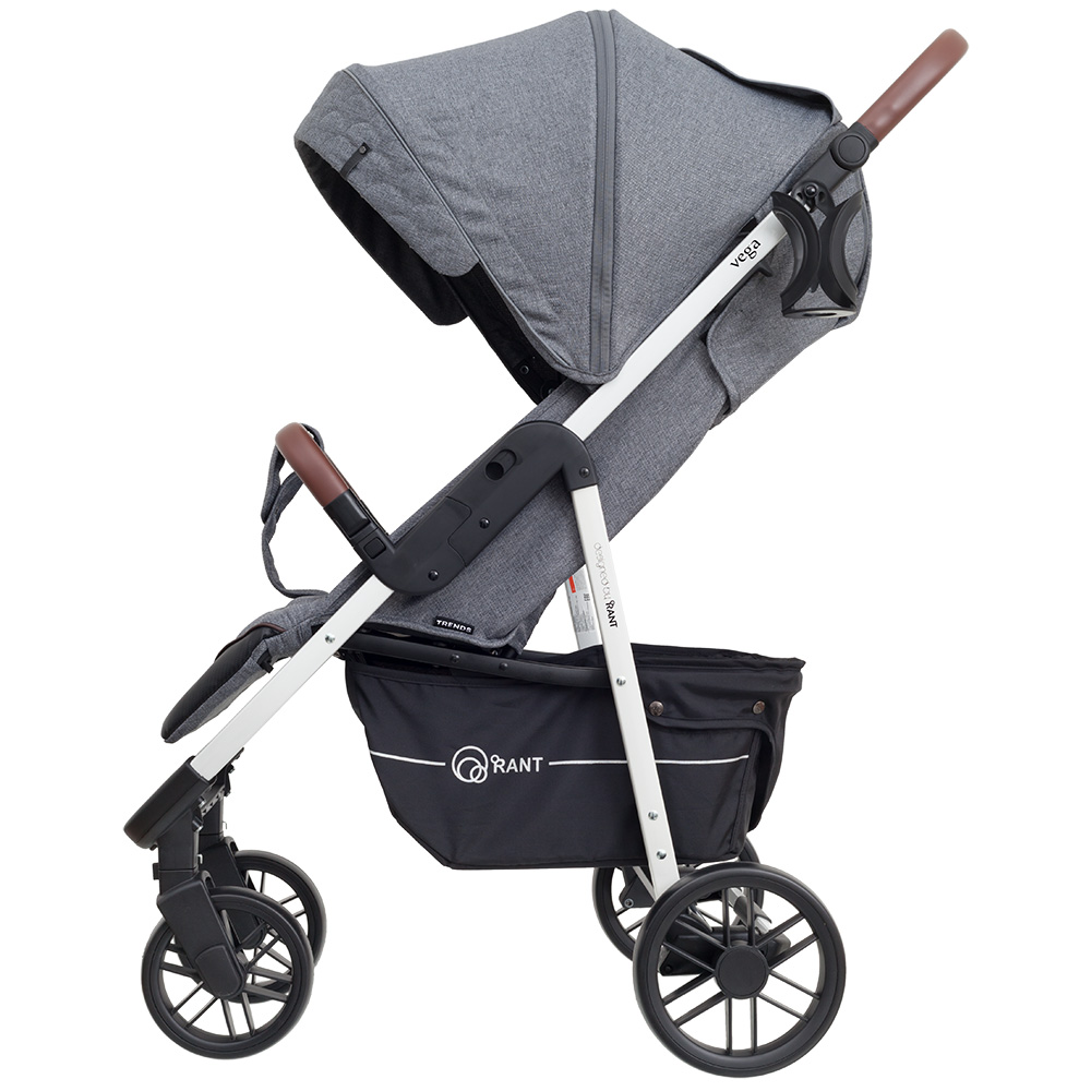 Коляска прогулочная Rant Vega Trends Koala Grey. Цвет: Темно-серый