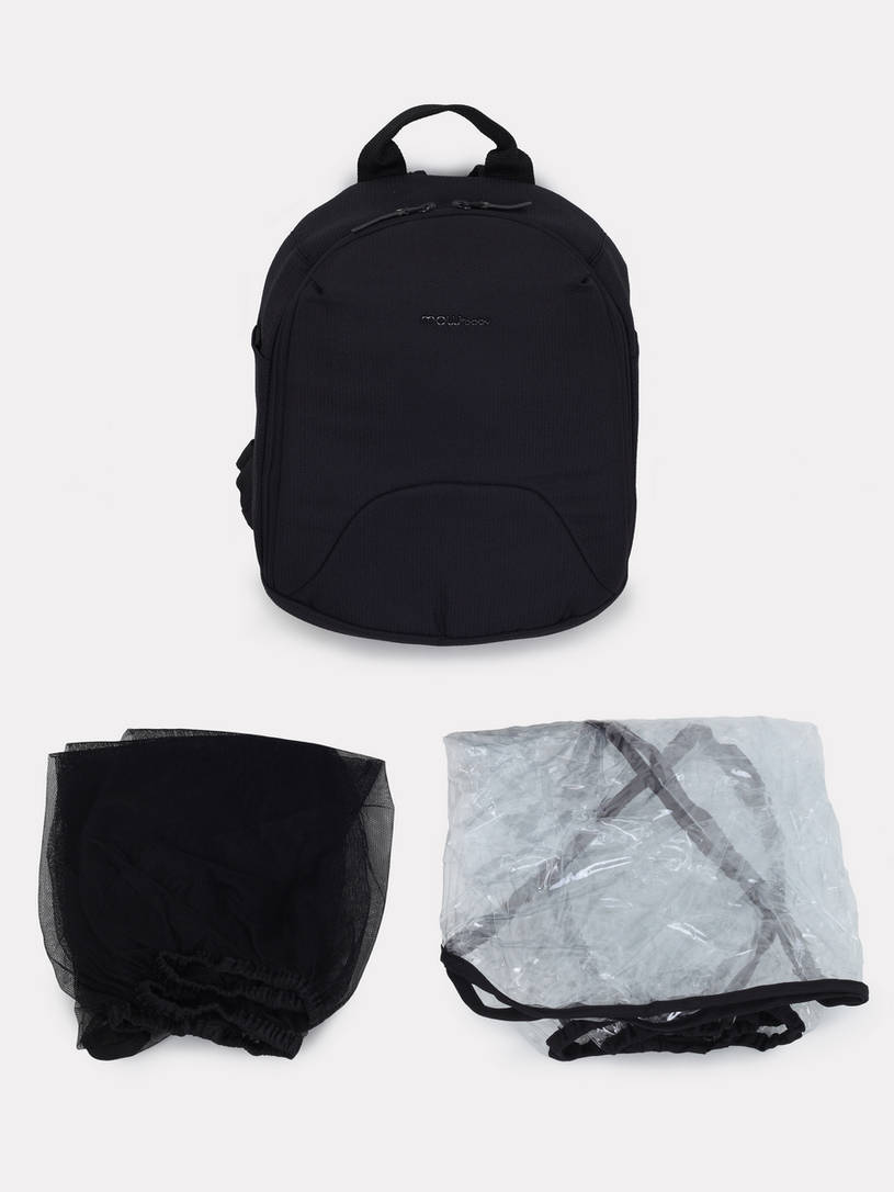 Коляска 2 в 1 MOWBaby ZOOM PU RA086 Silver Black