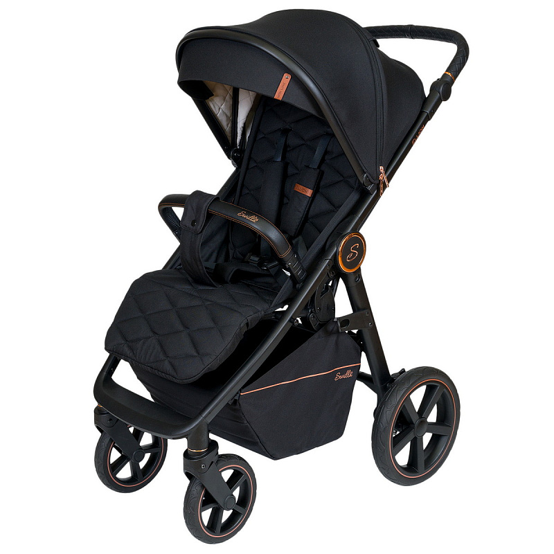 Детская прогулочная коляска Sevillababy Ellion черный