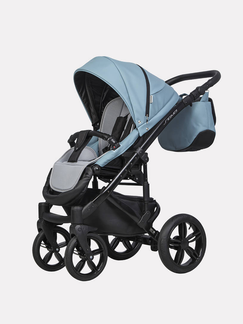 Коляска 2 в 1 Riko Sigma Pro Сrystal blue