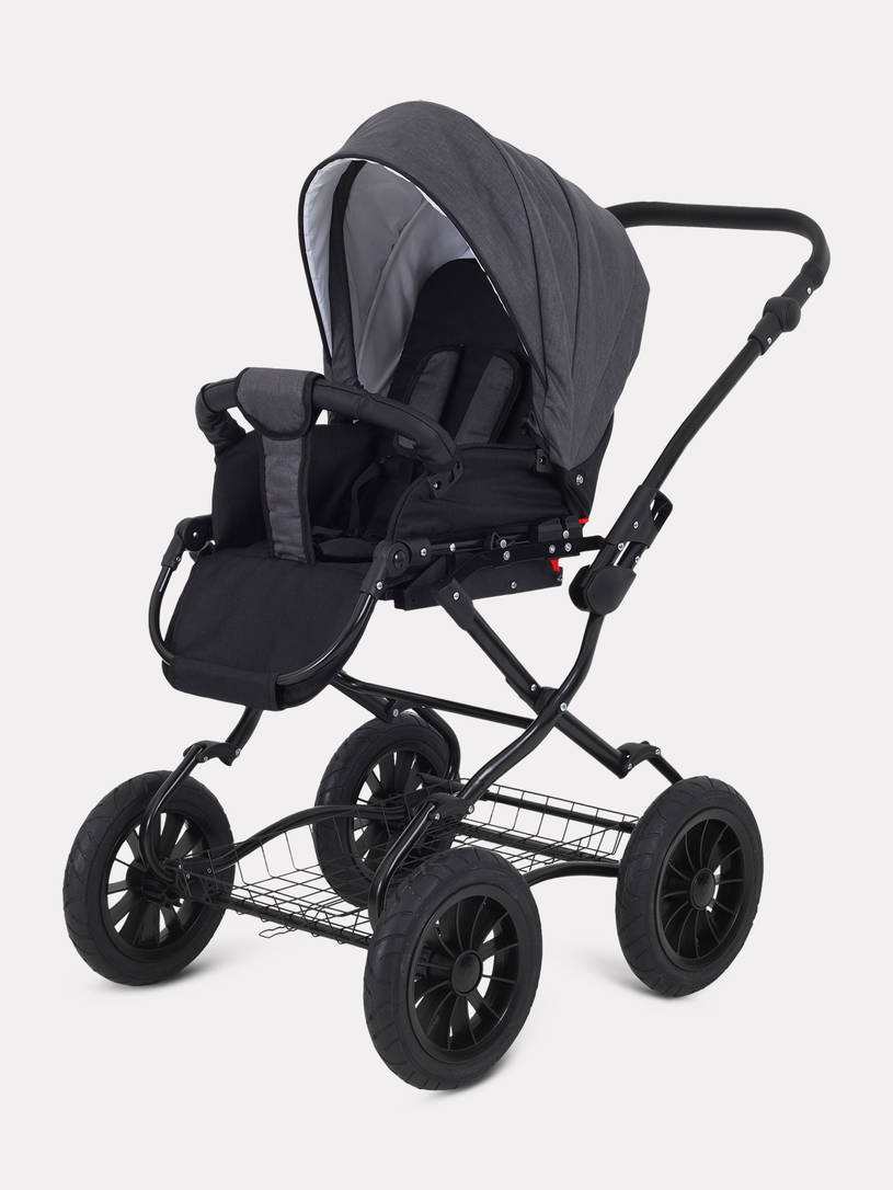 Коляска 2 в 1 Rant Siena Classic 2024 01 графит-серый